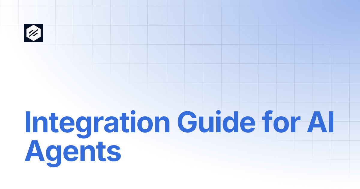 Integration Guide for AI Agents | orderbook-trade Docs