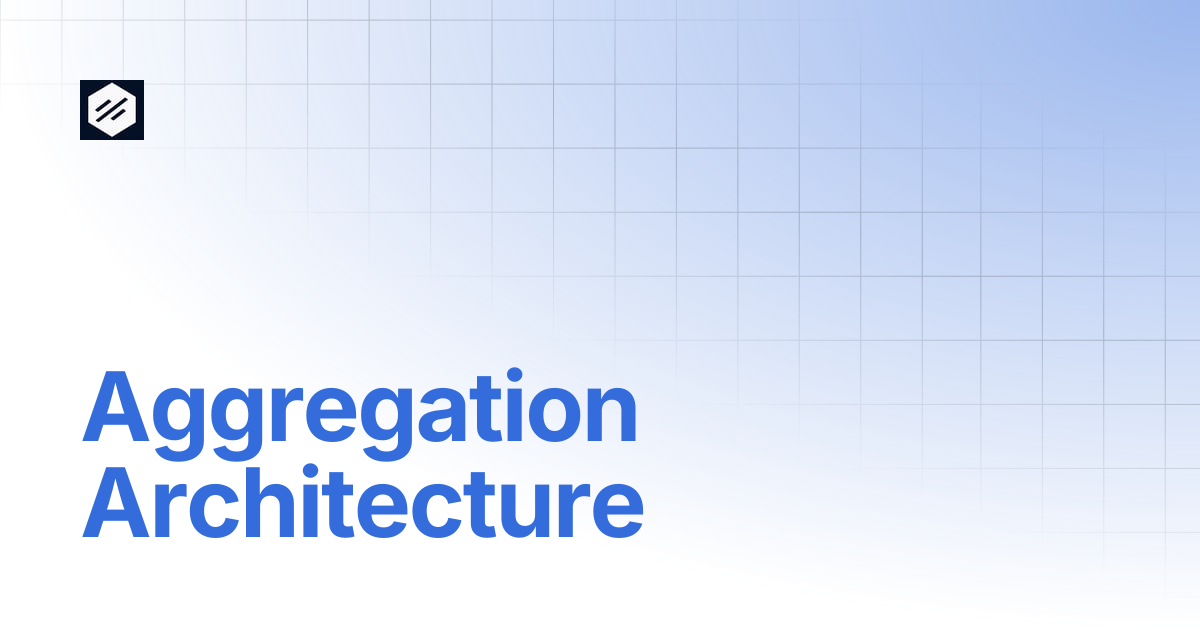 Aggregation Architecture | orderbook-trade Docs